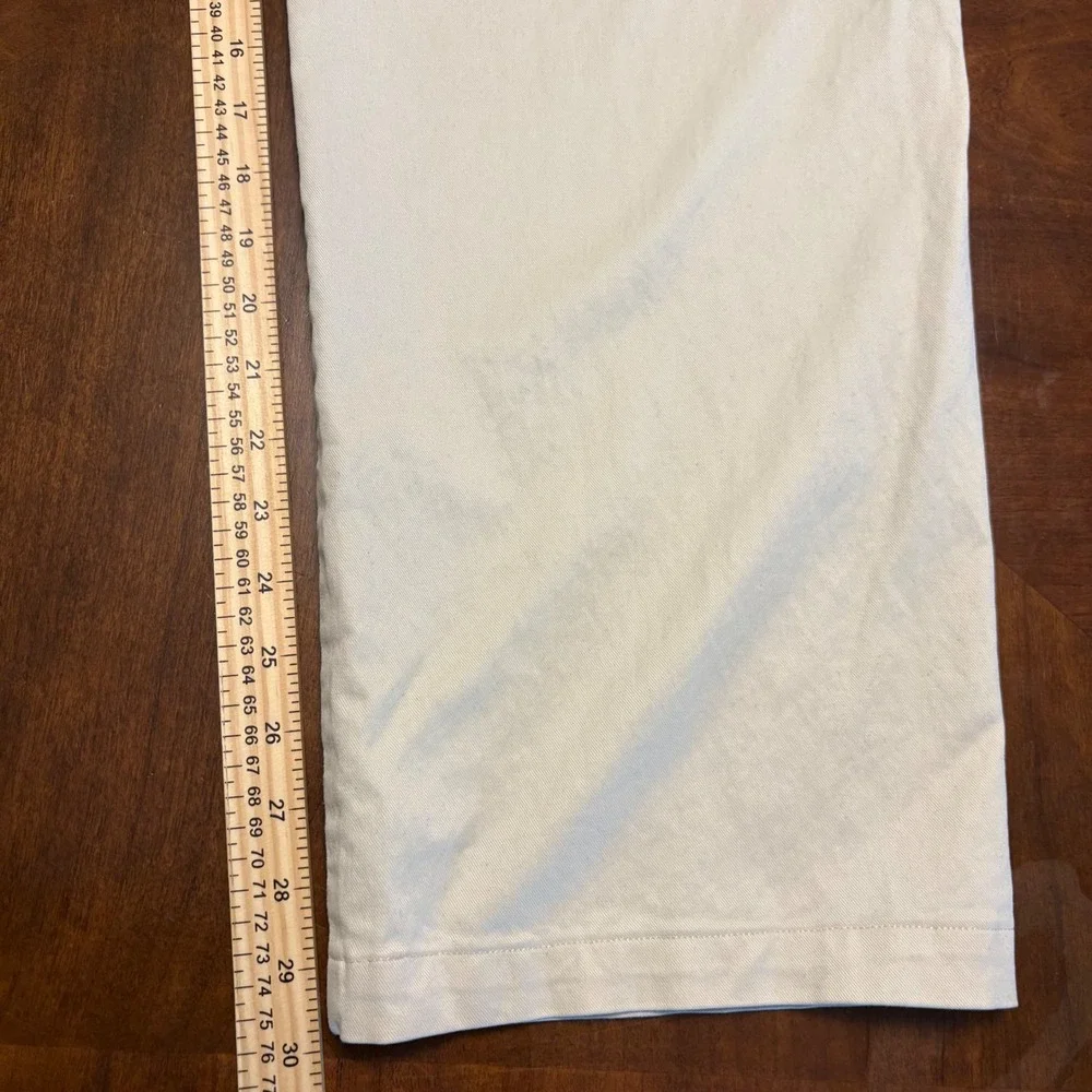 Tommy Bahama Chino Pants Mens 40 Beige Tencel Blend Flat Front Stretch Casual